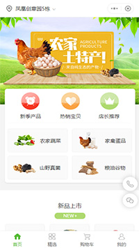 土特产_全国土特产加盟店_网上土特产店小程序商城模板（编号：254）