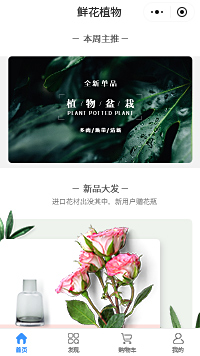 北京鲜花预定-北京鲜花店小程序模板（编号：109）