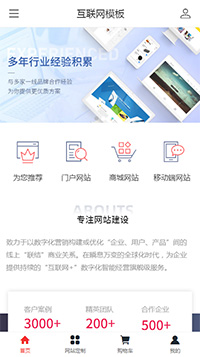 专业互联网模板（编号：185038）