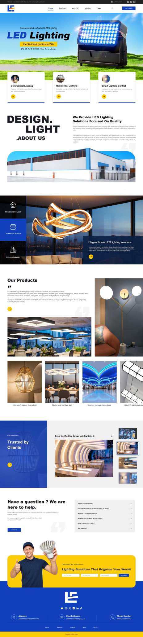 B2B-清新外贸LED灯具（编号：204587）