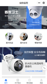 安防监控_机房监控_电脑监控软件公司小程序模板（编号：4301）