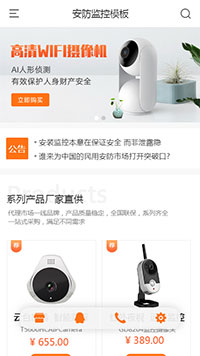 安防监控设备模板（编号：183054）
