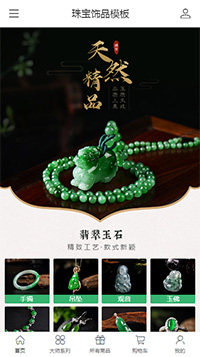 翡翠玉石珠宝饰品模板（编号：186468）