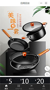 居家日用品店_生活日用品批发网店小程序模板（编号：4011）