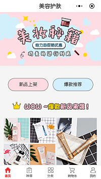 美妆店加盟-美妆网购店小程序（编号：99）
