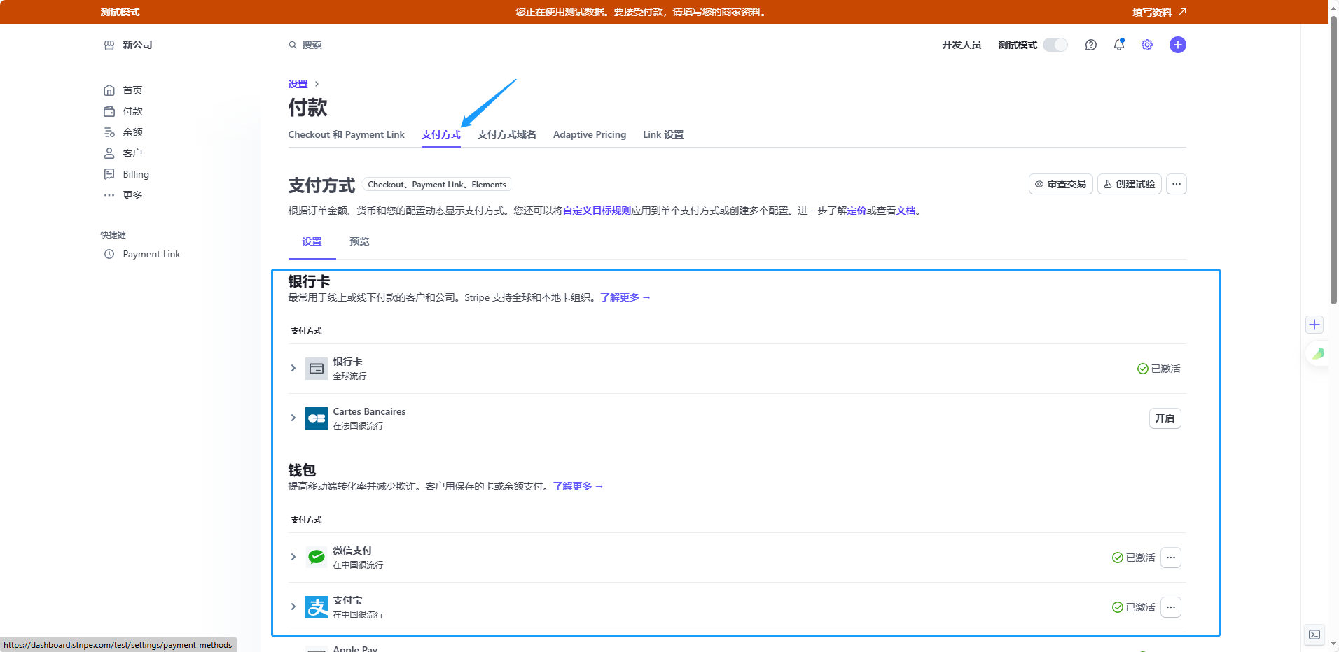 国际版stripe支付 